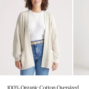 Quince oversized cardigan